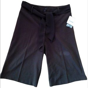 Apostrophe Dark Brown Gaucho Pants size 10P